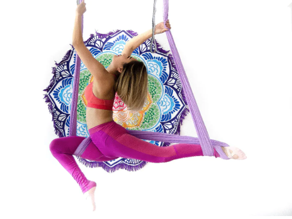 Aerial Yoga Hammock Set with Rigging Equipment - Professional Kit