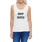 Drop Queen Print in Black Aerial Silks Tank Top - Uplift Active