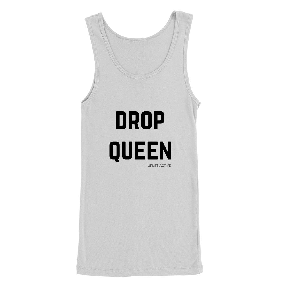 Drop Queen Print in Black Aerial Silks Tank Top - Uplift Active