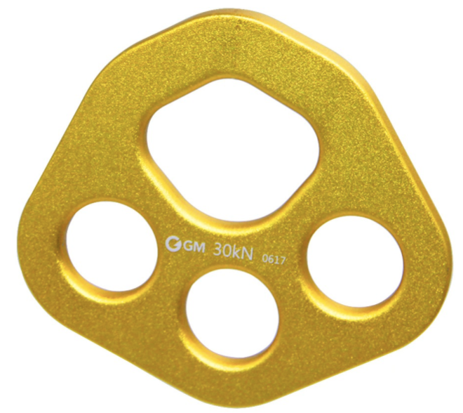 30KN Aluminum Bear Paw Rigging Plate - Uplift Active