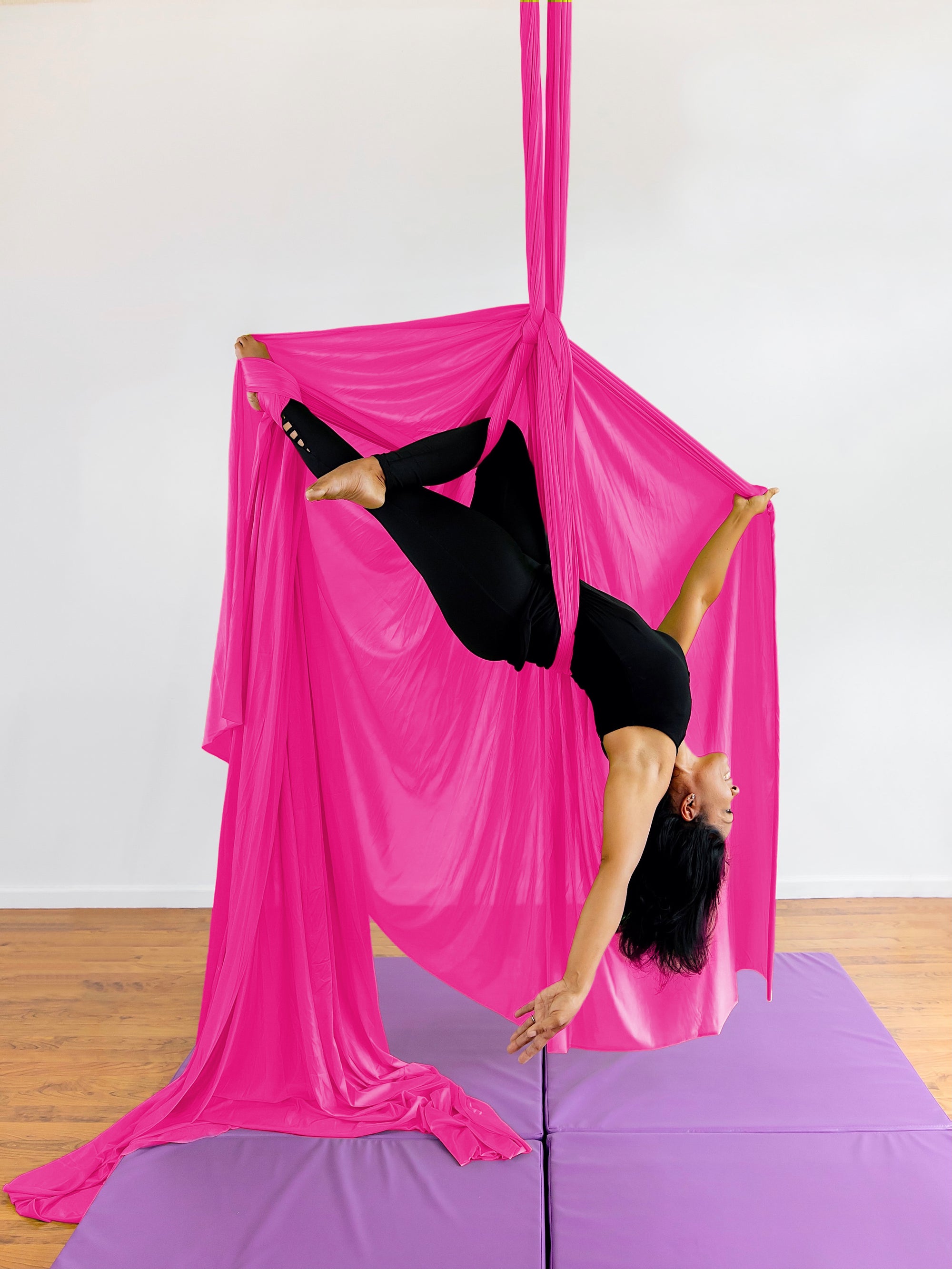 Hot Pink Aerial Fabric