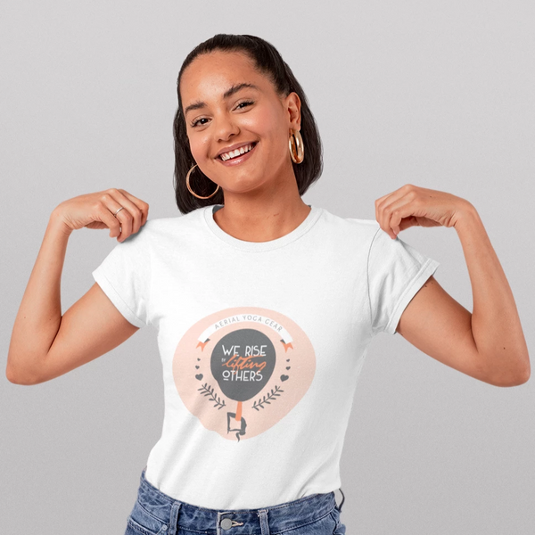 We Rise By Lifting Others Aerial Yoga Shirt
