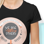 We Rise By Lifting Others Aerial Yoga Shirt - Uplift Active